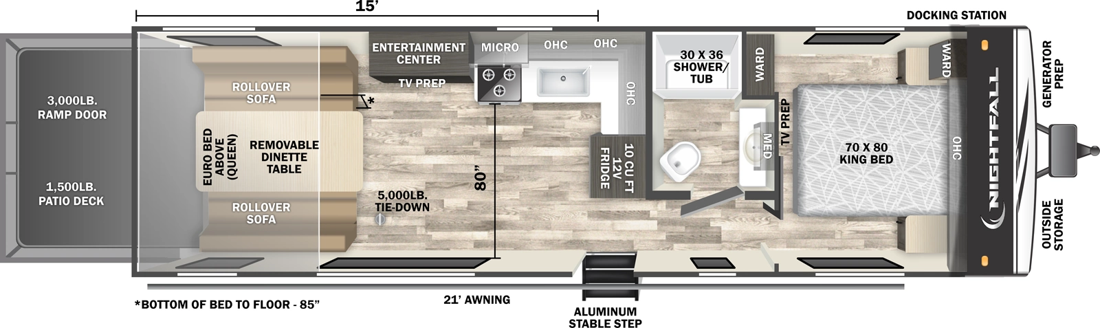 Nightfall 28N Floorplan